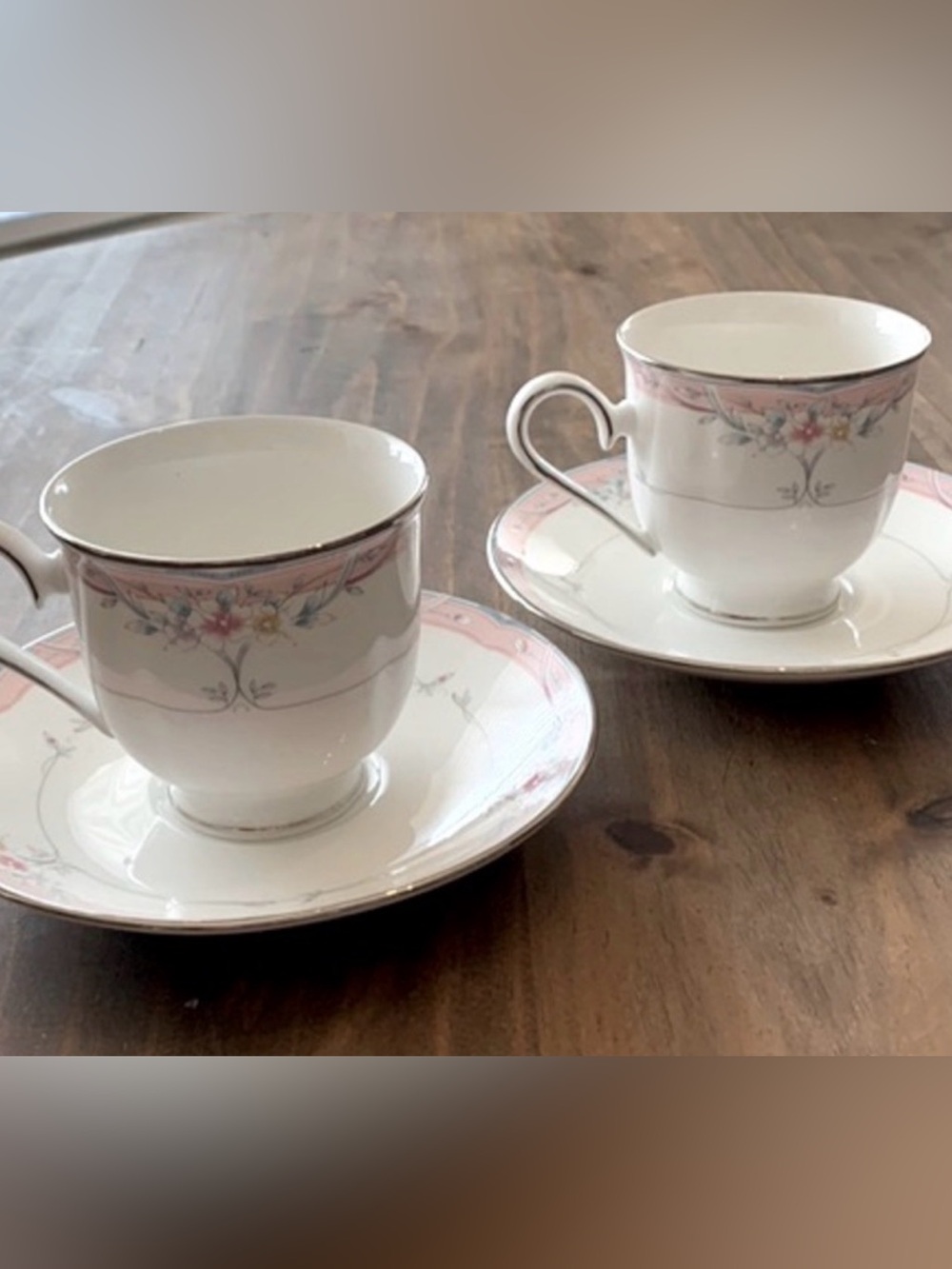 💙LENOX EMILY Teacup and Saucer Plate Bundle